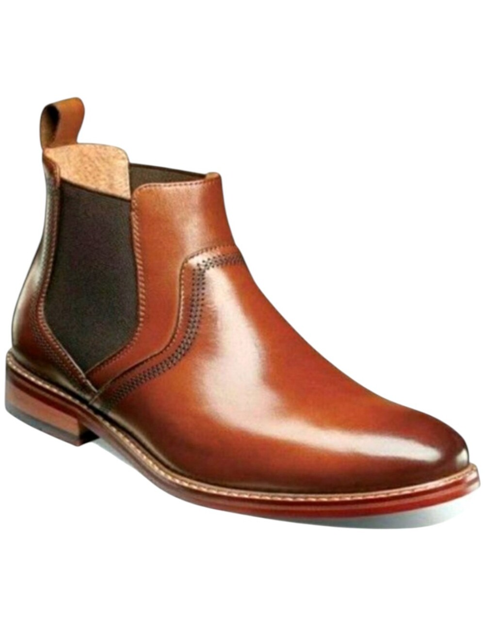 Stacy Adams Plain Toe Chelsea Dress Boot
